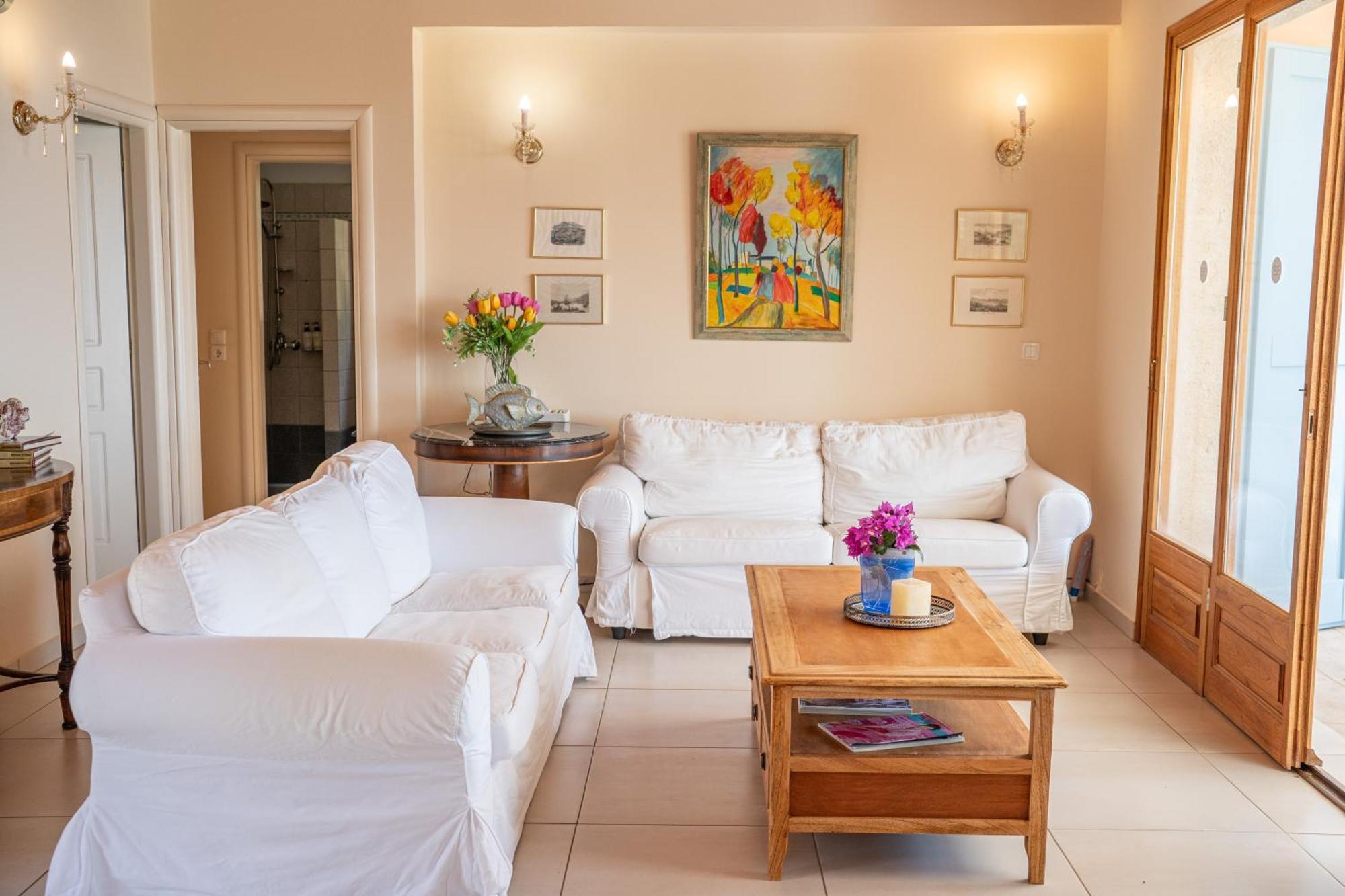 Villa Apollo Up To 8Px, Private Pool Fiskardo Bagian luar foto
